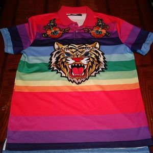 Mens Unique Eye of the Tiger Vibrant Fierce Tiger